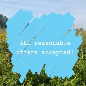 All reasonable offers accepted! Send em over!